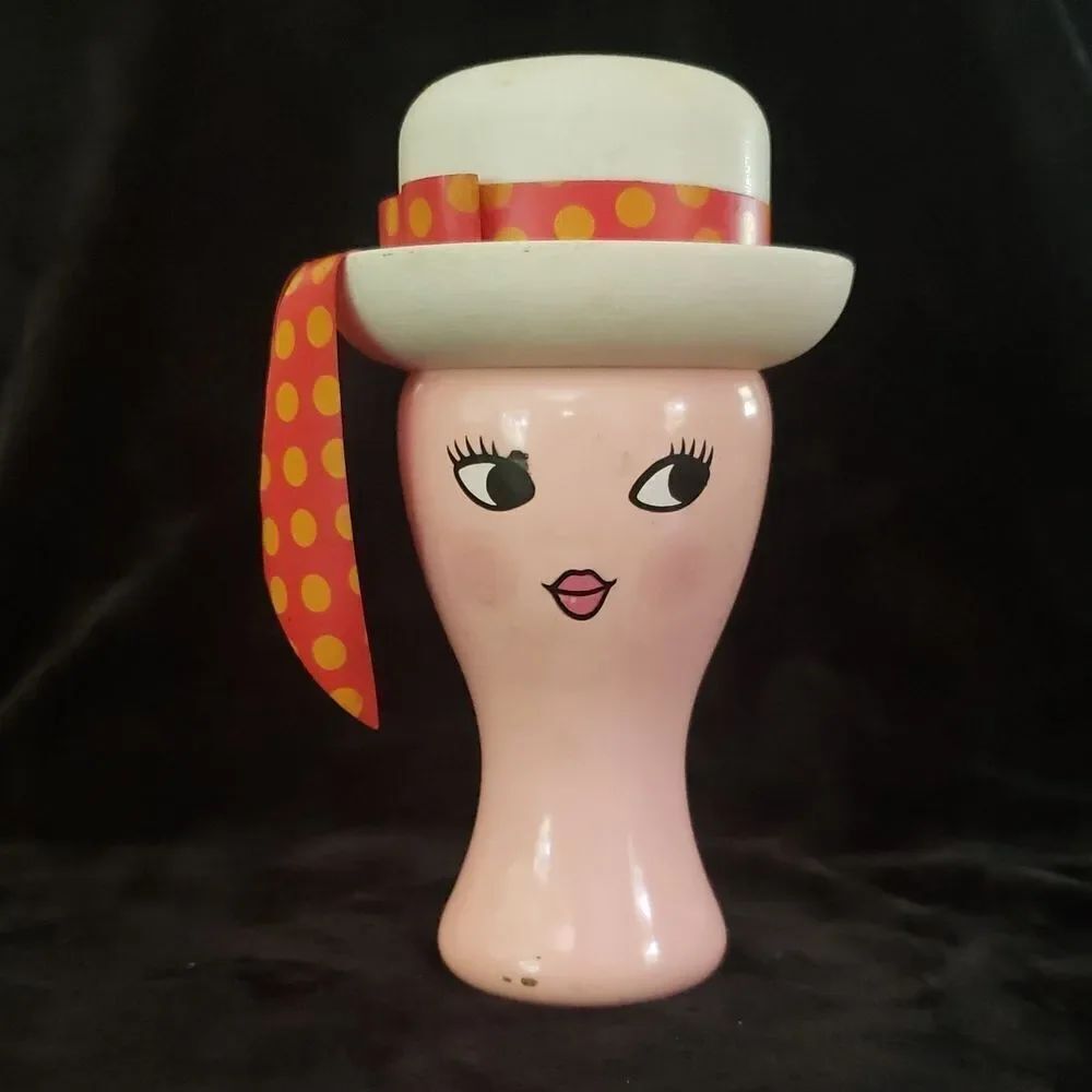Vintage 1967 Avon Miss Lollipop Cologne Mist Pink Collectible Bottle